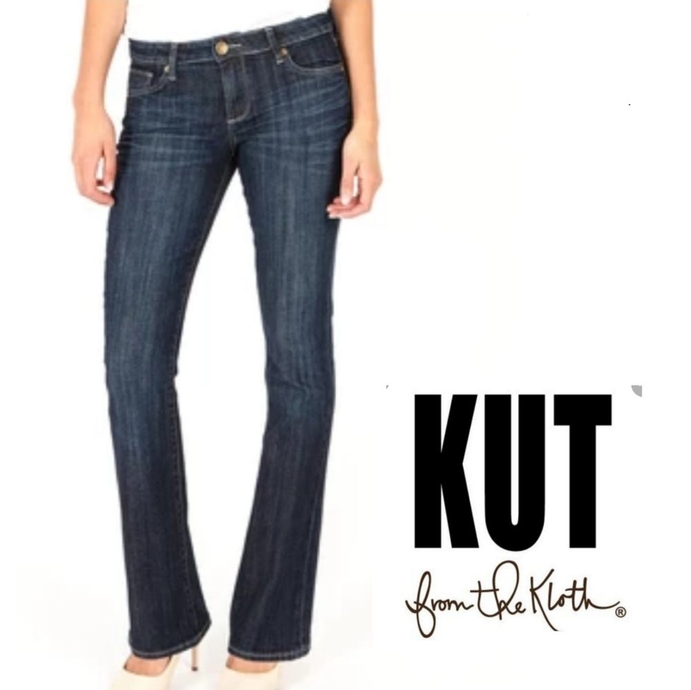 NWT Kut from the kloth Farrah baby bootcut jeans